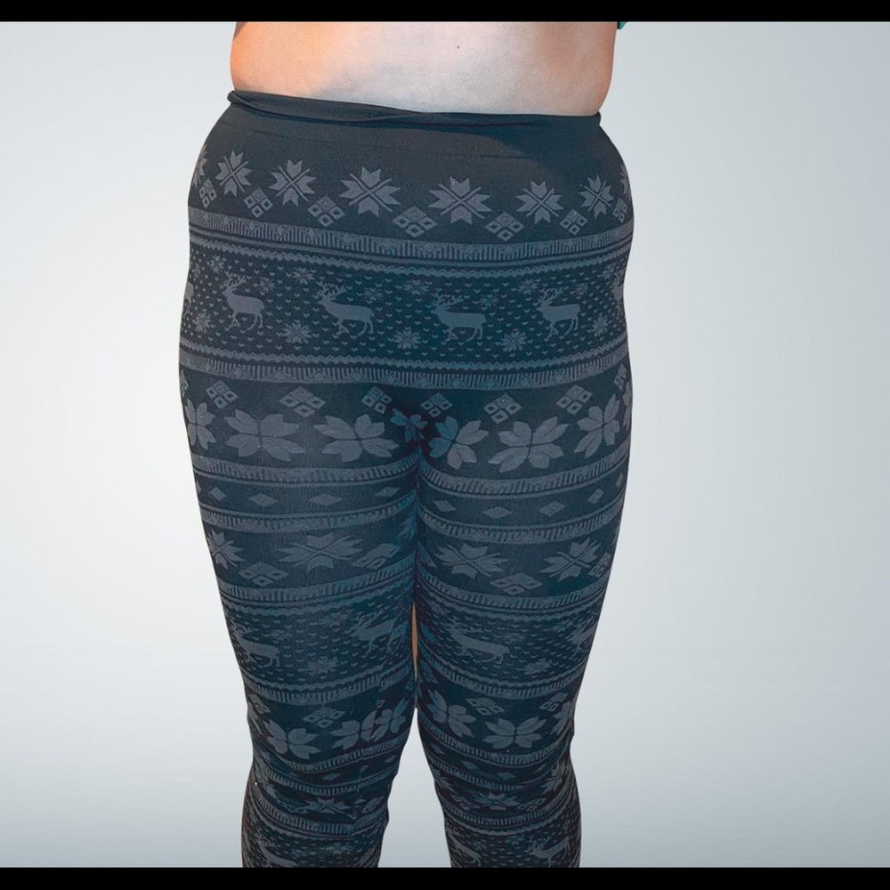 Gray Winter Leggings